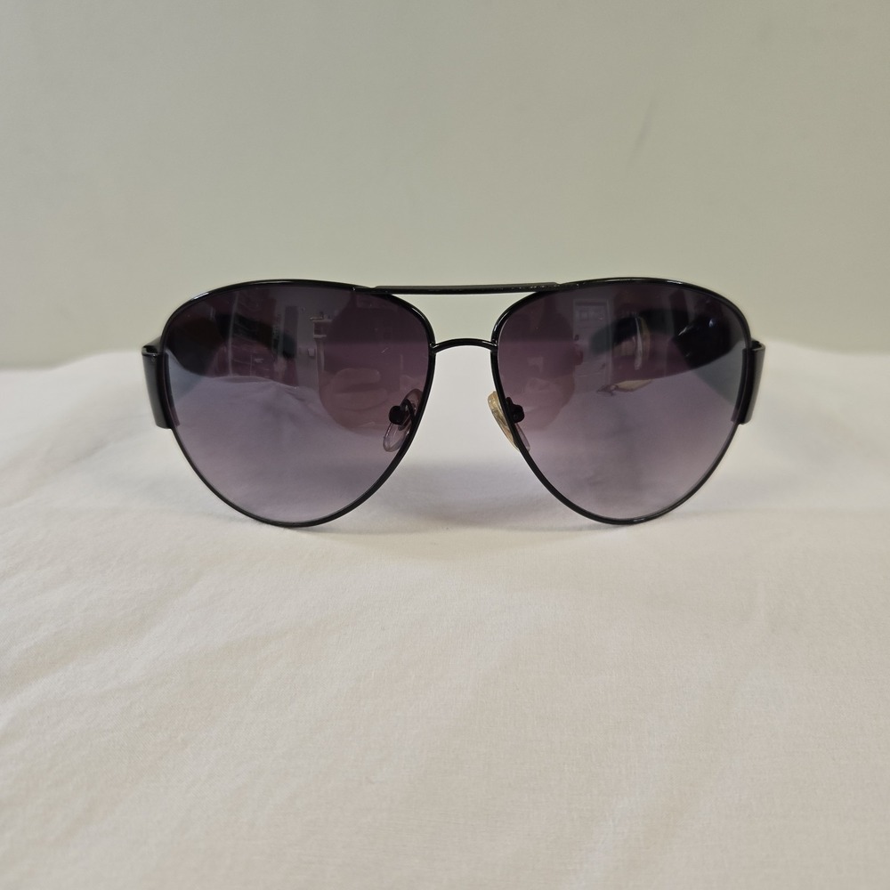 Dolce Gabbana Aviator Sunglasses F0659 C1 63-17-117 Black Made In Italy